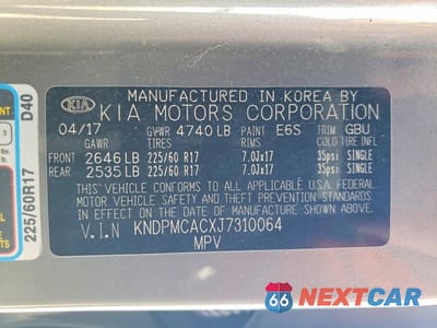 Zdjęcie 13 z 13 samochodu: 2018 KIA SPORTAGE LX VIN:KNDPMCACXJ7310064 - miniatura