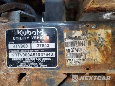 Zdjęcie 10 z 10 samochodu: 2005 KUBOTA RTV900 UTILITY VEHICLE VIN:00000000A51037643 - miniatura