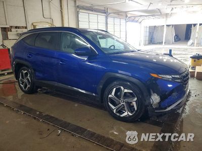 Czwarte zdjęcie samochodu z boku: 2023 HYUNDAI TUCSON SEL VIN:5NMJF3AEXPH200697 - miniatura