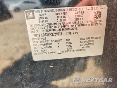 Zdjęcie 12 z 12 samochodu: 2015 CADILLAC SRX PREMIUM COLLECTION VIN:3GYFNDE34FS521613 - miniatura