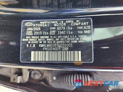Zdjęcie 12 z 12 samochodu: 2026 HYUNDAI ELANTRA HYBRID BLUE VIN:KMHLM4DJ6TU201003 - miniatura