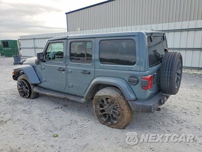 Drugie zdjęcie samochodu z przodu: 2025 JEEP WRANGLER SAHARA 4XE VIN:1C4RJXP66SW601081 - miniatura