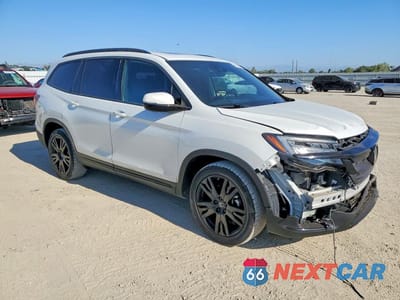 Czwarte zdjęcie samochodu z boku: 2022 HONDA PILOT BLACK VIN:5FNYF6H72NB044502 - miniatura