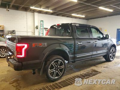 Trzecie zdjęcie samochodu z tyłu: 2015 FORD F150 SUPERCREW VIN:1FTEW1EG8FFB64795 - miniatura