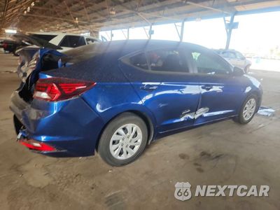 Trzecie zdjęcie samochodu z tyłu: 2019 HYUNDAI ELANTRA SE VIN:5NPD74LF9KH481067 - miniatura
