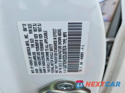 Zdjęcie 12 z 12 samochodu: 2013 ACURA RDX VIN:5J8TB3H32DL007674 - miniatura