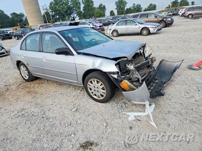 Czwarte zdjęcie samochodu z boku: 2003 HONDA CIVIC LX VIN:2HGES15533H527963 - miniatura