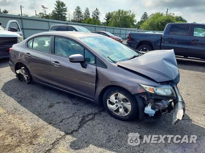 Czwarte zdjęcie samochodu z boku: 2015 HONDA CIVIC LX VIN:19XFB2F57FE284570 - miniatura
