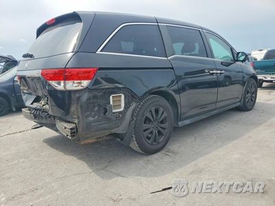 Trzecie zdjęcie samochodu z tyłu: 2016 HONDA ODYSSEY EXL VIN:5FNRL5H62GB045991 - miniatura