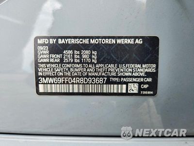 Zdjęcie 13 z 13 samochodu: 2024 BMW 330I VIN:3MW69FF04R8D93687 - miniatura