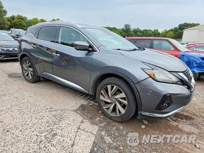 Czwarte zdjęcie samochodu z boku: 2019 NISSAN MURANO SL VIN:5N1AZ2MS1KN140190 - miniatura