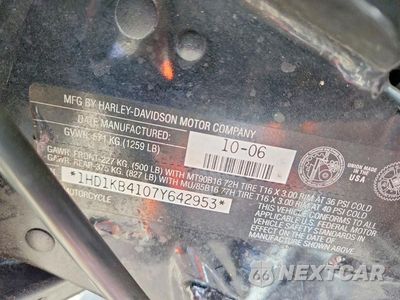Zdjęcie 9 z 9 samochodu: 2007 HARLEY-DAVIDSON FLHX VIN:1HD1KB4107Y642953 - miniatura