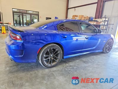 Trzecie zdjęcie samochodu z tyłu: 2021 DODGE CHARGER SCAT PACK VIN:2C3CDXGJ9MH648743 - miniatura
