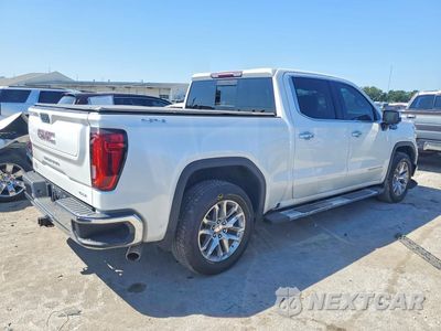Trzecie zdjęcie samochodu z tyłu: 2019 GMC SIERRA K1500 SLT VIN:1GTU9DEDXKZ177020 - miniatura
