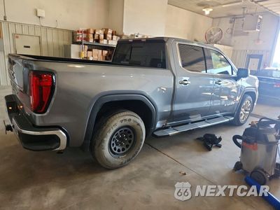 Trzecie zdjęcie samochodu z tyłu: 2019 GMC SIERRA C1500 SLT VIN:3GTP8DED4KG195951 - miniatura