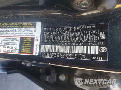 Zdjęcie 12 z 12 samochodu: 2014 TOYOTA CAMRY SE VIN:4T1BF1FK8EU450951 - miniatura