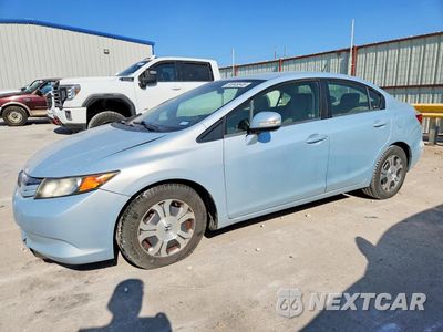 2012 HONDA CIVIC HYBRID JHMFB4F26CS008325 - główne zdjęcie licytacji z USA - miniatura