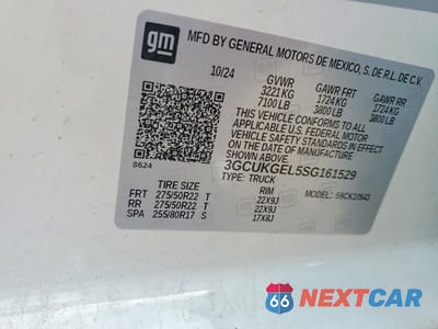 Zdjęcie 12 z 12 samochodu: 2025 CHEVROLET SILVERADO K1500 LTZ VIN:3GCUKGEL5SG161529 - miniatura