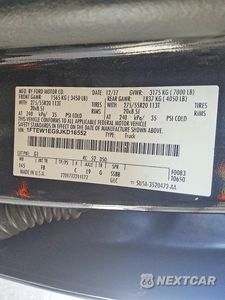 Zdjęcie 12 z 12 samochodu: 2018 FORD F150 SUPERCREW VIN:1FTEW1EG9JKD16552 - miniatura