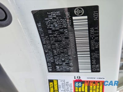 Zdjęcie 12 z 12 samochodu: 2025 TOYOTA CAMRY LE VIN:4T1DAACK9SU069391 - miniatura