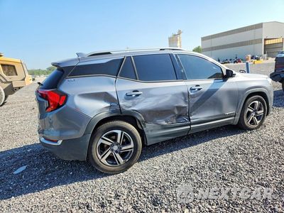 Trzecie zdjęcie samochodu z tyłu: 2018 GMC TERRAIN SLT VIN:3GKALREU2JL316763 - miniatura