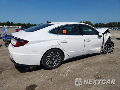 Trzecie zdjęcie samochodu z tyłu: 2023 HYUNDAI SONATA HYBRID SEL VIN:KMHL34JJ2PA071008 - miniatura
