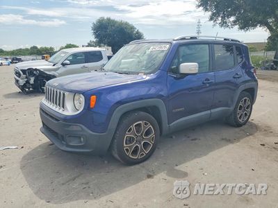 2018 JEEP RENEGADE LIMITED ZACCJADB3JPH26264 - główne zdjęcie licytacji z USA - miniatura