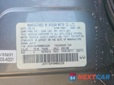 Zdjęcie 12 z 12 samochodu: 2017 INFINITI Q50 RED SPORT 400 VIN:JN1FV7AP5HM850228 - miniatura
