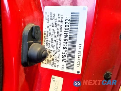 Zdjęcie 13 z 13 samochodu: 1998 HONDA CIVIC DX VIN:2HGEJ6449WH100221 - miniatura