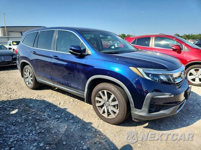 Czwarte zdjęcie samochodu z boku: 2019 HONDA PILOT EX VIN:5FNYF5H38KB045740 - miniatura