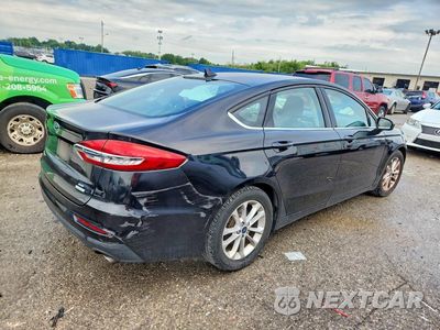 Trzecie zdjęcie samochodu z tyłu: 2020 FORD FUSION SE VIN:3FA6P0HD9LR150857 - miniatura