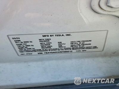 Zdjęcie 12 z 12 samochodu: 2024 TESLA MODEL Y VIN:7SAYGAEEXRF088212 - miniatura