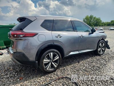 Trzecie zdjęcie samochodu z tyłu: 2021 NISSAN ROGUE SL VIN:JN8AT3CA1MW020234 - miniatura