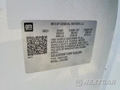 Zdjęcie 12 z 12 samochodu: 2024 CHEVROLET MALIBU LT VIN:1G1ZD5ST1RF111109 - miniatura