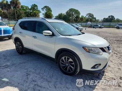 Czwarte zdjęcie samochodu z boku: 2016 NISSAN ROGUE SL VIN:5N1AT2MT0GC775026 - miniatura