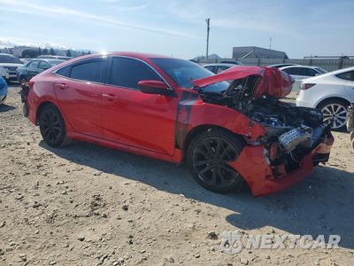 Czwarte zdjęcie samochodu z boku: 2017 HONDA CIVIC LX VIN:2HGFC2F58HH532010 - miniatura