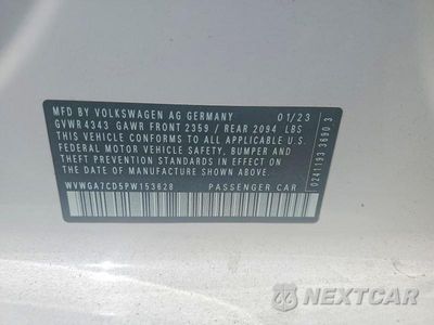 Zdjęcie 12 z 12 samochodu: 2023 VOLKSWAGEN GTI S VIN:WVWGA7CD5PW153628 - miniatura