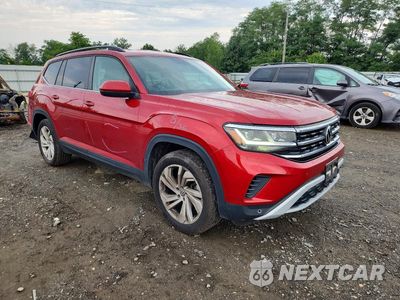 Czwarte zdjęcie samochodu z boku: 2022 VOLKSWAGEN ATLAS SE VIN:1V2HR2CA7NC542788 - miniatura