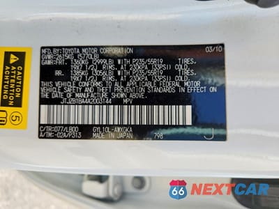 Zdjęcie 13 z 13 samochodu: 2010 LEXUS RX 450H VIN:JTJZB1BA4A2003144 - miniatura