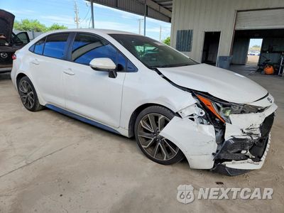 Czwarte zdjęcie samochodu z boku: 2021 TOYOTA COROLLA SE VIN:5YFS4MCE4MP083794 - miniatura