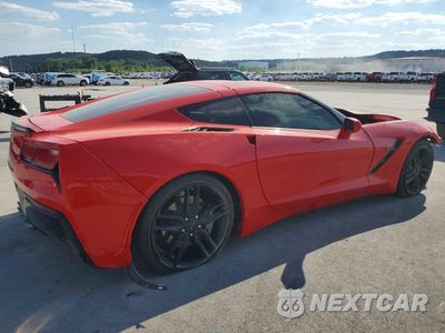 Trzecie zdjęcie samochodu z tyłu: 2019 CHEVROLET CORVETTE STINGRAY 1LT VIN:1G1YA2D75K5122600 - miniatura