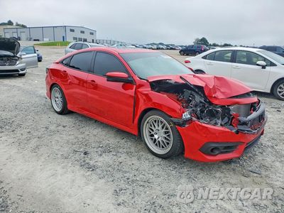 Czwarte zdjęcie samochodu z boku: 2017 HONDA CIVIC EX VIN:2HGFC2F73HH521630 - miniatura