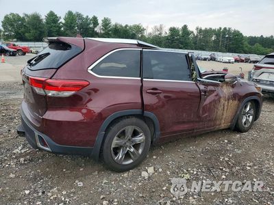 Trzecie zdjęcie samochodu z tyłu: 2018 TOYOTA HIGHLANDER LIMITED PLATINUM VIN:5TDDZRFH3JS897905 - miniatura