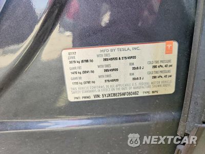 Zdjęcie 13 z 13 samochodu: 2017 TESLA MODEL X VIN:5YJXCBE25HF060462 - miniatura