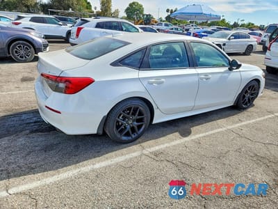 Trzecie zdjęcie samochodu z tyłu: 2022 HONDA CIVIC SPORT VIN:2HGFE2F53NH572209 - miniatura