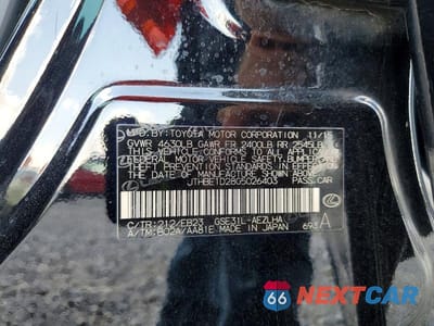 Zdjęcie 13 z 13 samochodu: 2016 LEXUS IS 350 VIN:JTHBE1D28G5026403 - miniatura