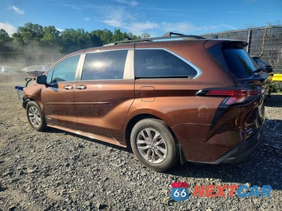Drugie zdjęcie samochodu z przodu: 2021 TOYOTA SIENNA XLE VIN:5TDJSKFC4MS008696 - miniatura
