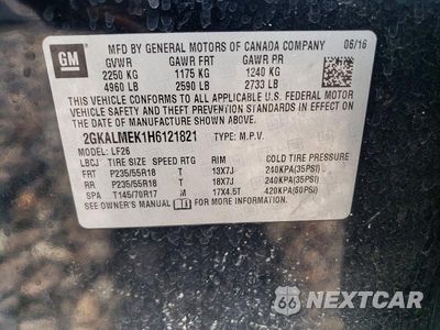 Zdjęcie 12 z 12 samochodu: 2017 GMC TERRAIN SLE VIN:2GKALMEK1H6121821 - miniatura