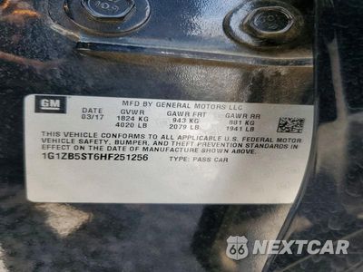Zdjęcie 12 z 12 samochodu: 2017 CHEVROLET MALIBU LS VIN:1G1ZB5ST6HF251256 - miniatura