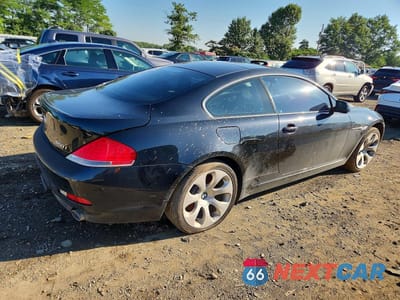 Trzecie zdjęcie samochodu z tyłu: 2007 BMW 650 I VIN:WBAEH13507CR53051 - miniatura